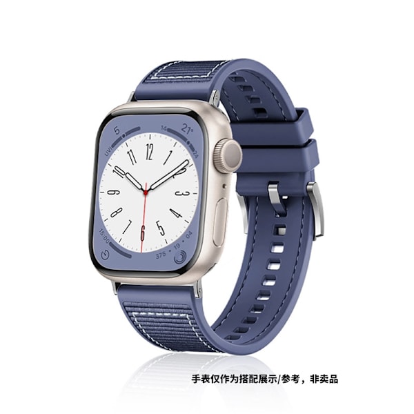 Klockarmband för Apple Watch iWatch 42/44/45/49/Nya 46mm Universal Blå