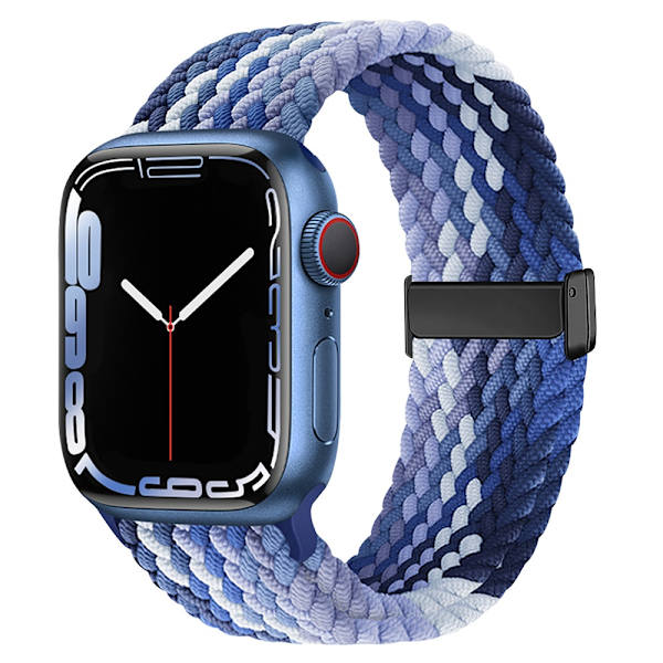 Klockarmband för Apple Watch iWatch 42/44/45/49mm Blåbär