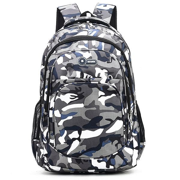 Kamouflage Ryggsäckar Herr Resa Barn Skolväska Cool Kille Militär Skolväskor För Tonårspojkar Flickor Skolryggsäck sac mochila small red