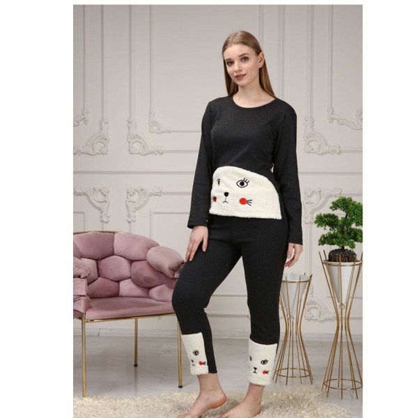 Polar Pyjamas Set för Dam Ecru 42
