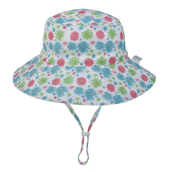 Sommar Baby Solhatt Barn Utomhus Hals Cover Anti UV-skydd Strandmössor Pojke Flicka Simmössor för 0-8 år as pictures14 for 3-8 years