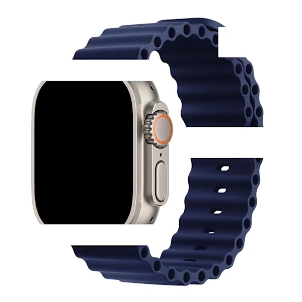 Klockarmband för Apple Watch iWatch 38/40/41mm Midnattsblå