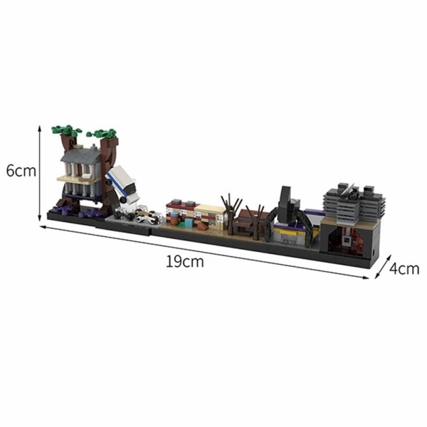 MOC35522 Mailackers Stranger Things 4 filmer Figurer Demogorgon Brickheadz Efterliknar bröstlåda Byggklossar Leksaker för barn Presenter 330PCS-NO BOX