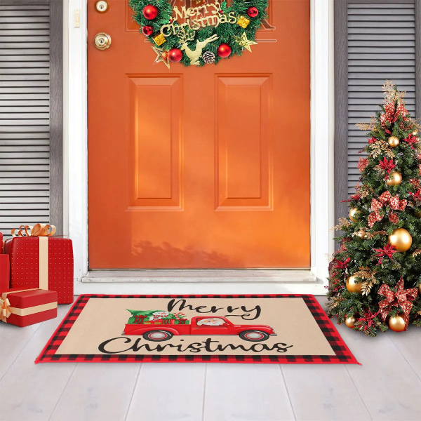 Jul Dörrmatta God Jul Dekorationer För Hemmet 2023 Navidad Kerst Natal Noel Xmas Bordsdekorationer Nyår 2024 Christmas Doormat1