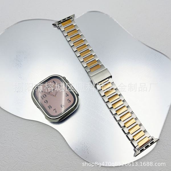 Klockarmband för Apple Watch iWatch 38/40/41 Silver Rose