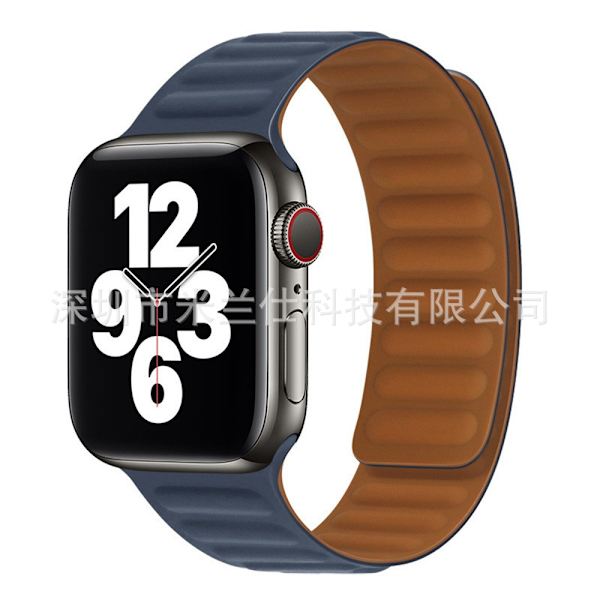 Klockarmband för Apple Watch iWatch 38/40/41/42mm-S10 Indigo