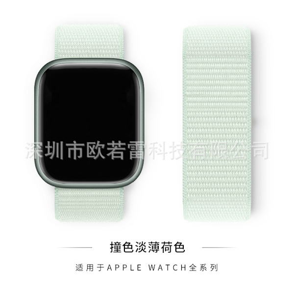 Klockarmband för Apple Watch iWatch 157 Ljus Mint 38/40/41mm