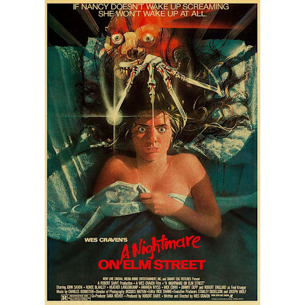 Filmplakat Kill Bill/Fight Club/The BeetleJuice Retro Kraft Papir Plakat For Stue Bar Dekor Klistremerker Veggmaleri 30x21 cm Q03210