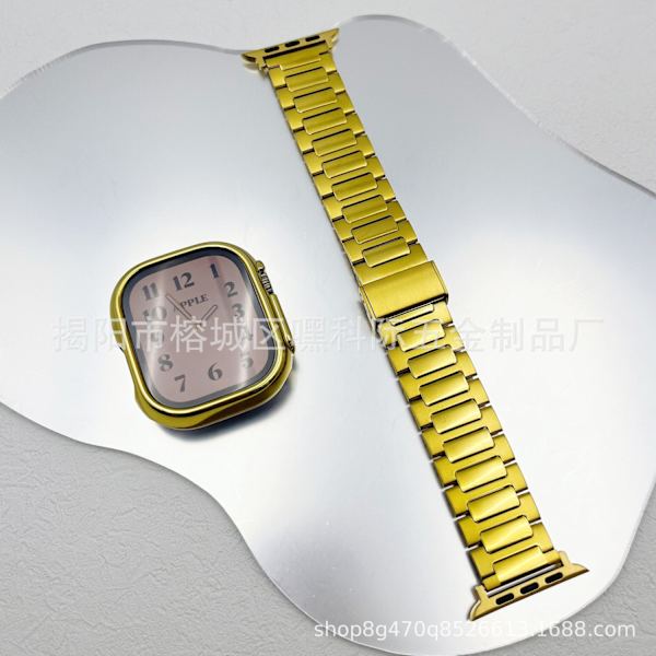 Kellon ranneke Apple Watch iWatch 42/44/45 kulta