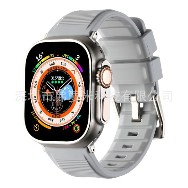 Kellon ranneke Apple Watch iWatch 42/44/45/49mm, tähtiharmaa