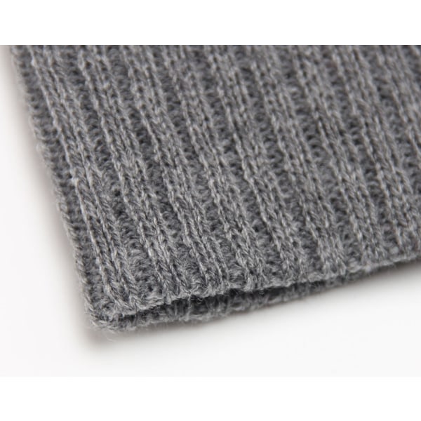 Ullstickad mössa för män och kvinnor, enfärgad, passar till allt, höst-vintermode, varmt öronsskydd, flätad mössa för vuxna Navy blue Average size