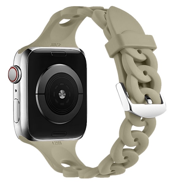 Kellon ranneke Apple Watch iWatch 38-41 S10/42mm Maitoteen värinen