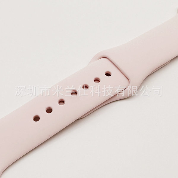 Klockarmband för Apple Watch iwatch 38/40/41/42mm-S10 standardstorlek SM kod 79 ljusrosa