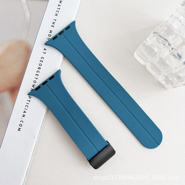 Klockarmband för Apple Watch iWatch 42/44/45/49mm rockblå
