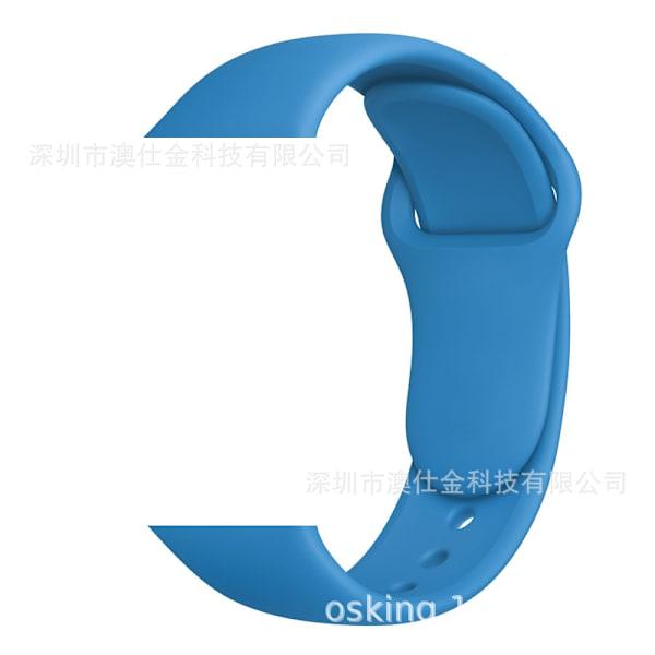 Urrem til Apple Watch iWatch 38/40/41/42 S10 M/L Ocean Wave Blå