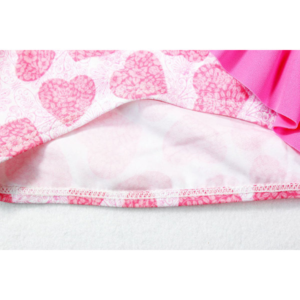 Badedrakt Barne Bikini Jenter Delt Trekant Barn Badedrakt Pink 6 Year116CM