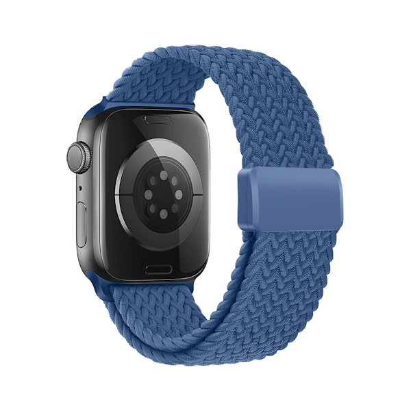 Urrem til Apple Watch iWatch 42/44/45MM Plastik indre magnet Kold havblå
