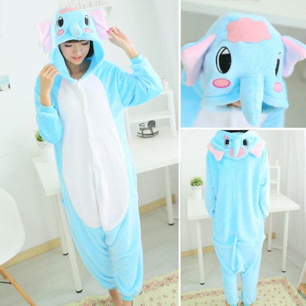 Dragon Onesie Vuxen Djur Unicorn Pyjamas Kostym Varm Soft Stitch Sovkläder Onepiece Vinter Jumpsuit Pijama Cosplay Fire Dragon 4T (Height 95-105CM)