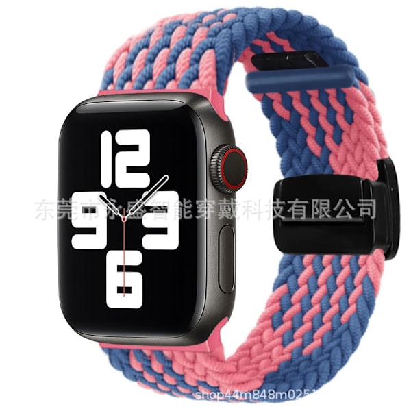 Klockarmband för Apple Watch iWatch 42/44/45/49mm passar serie Z-korn blått pulver