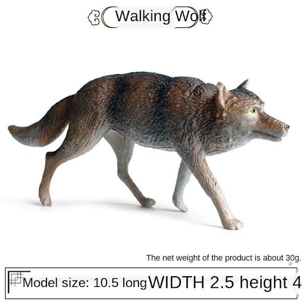 Små Simulations Ulve Actionfigurer PVC Figur Samleobjekter Vilde Dyr Figurer Figurer Børn Kognitive Legetøj Børnegave Wolf 2