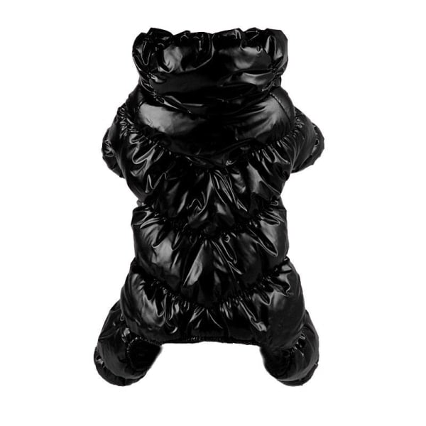 Hundkläder Varma Husdjurskläder Vinter Hunddräkt Husdjursjacka för Små Mellanstora Stora Hundar Chihuahua Bulldog Black XS