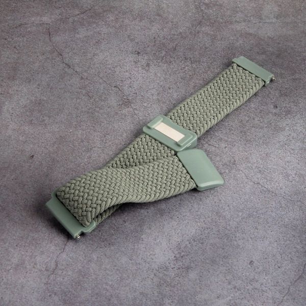 Klockarmband för Apple Watch iWatch 38/40/41MM plast inre magnetiskt spänne mörk olivgrön
