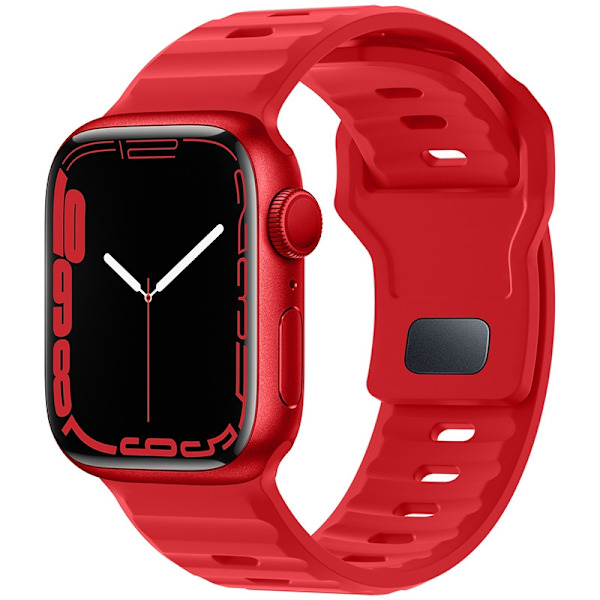 Kellon ranneke Apple Watch iWatch 42/44/45/46/49mm punainen
