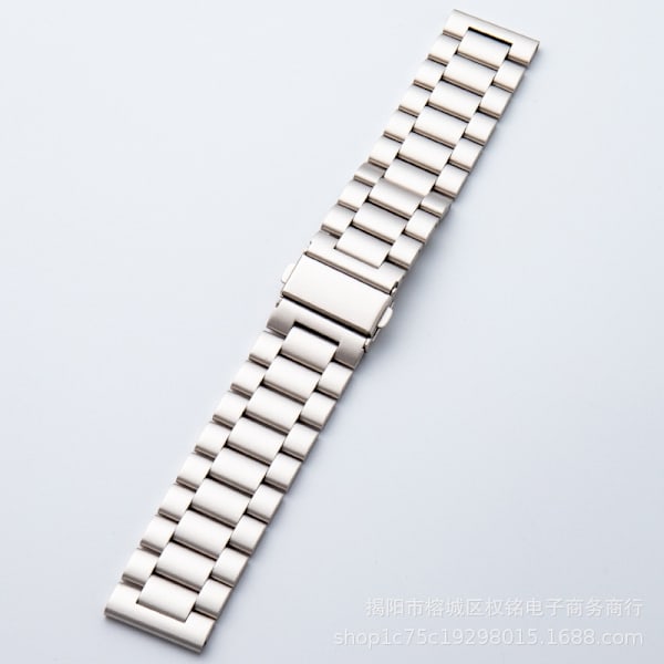 Klockarmband för Apple Watch iWatch för 38-40-41mm tre-radigt stålarmband - stjärnljusfärg