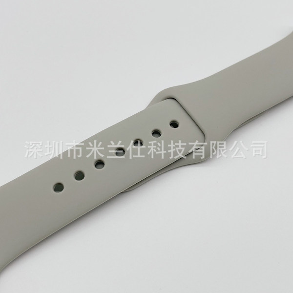 Klockarmband för Apple Watch iWatch 38/40/41/42mm-S10 standardstorlek SM kod 17 mörkgrå
