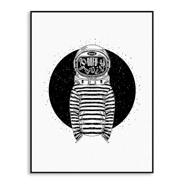 Wekity Rockmusik Väggkonst Canvas Print Poster, Enkel Mode Svartvit Konst Ritning Dekor för Hem Vardagsrum Sovrum Kontor och Barnrum