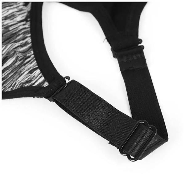 Joogaliivit Naiset Langattomat Säädettävät Fitness Toppi Urheiluliivit Black XL