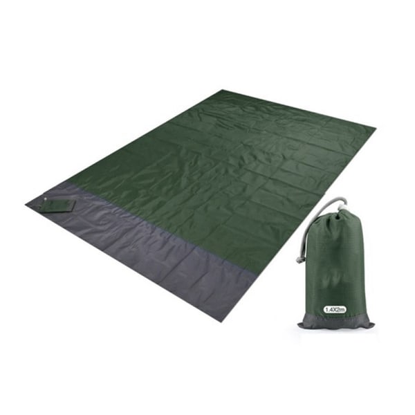 Stort Strandhåndkle Matte Anti Sandfri Strand Anti Sand Strandteppe Oversized Lomme Piknik 4 Anker Vindhindrende Sandtett Rose red 200-140cm