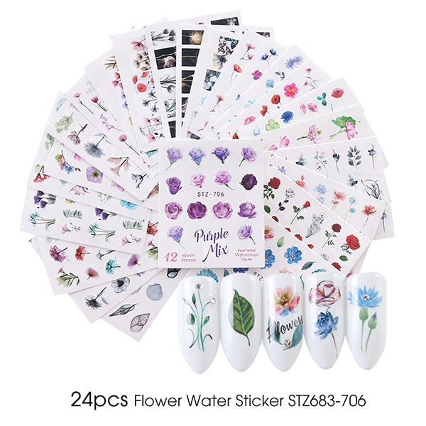 Halloween Serie Negleklistremerker Sett Søt Gresskar Hodeskalle Overføring Slidere For Negler Vannmerke Midlertidige Tatoveringer Dekaler CHSTZ856-879 STZ880-902 14pcs