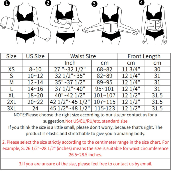 Shapewear Waist Trainer Slimmande Slida Reducerande gördlar Viktminskning Magformare Modellering Bälte Kvinna Kroppsformare Korsett 9 Bones Black 6 M