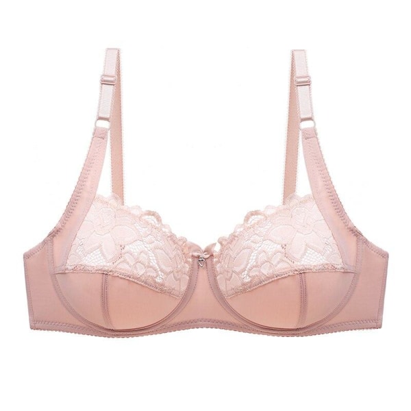 Nye Dame BH'er Ultratynd Plus Størrelse Bralette Sexet Blonde Undertøj Justerbar CD Cup BH Beige 100C