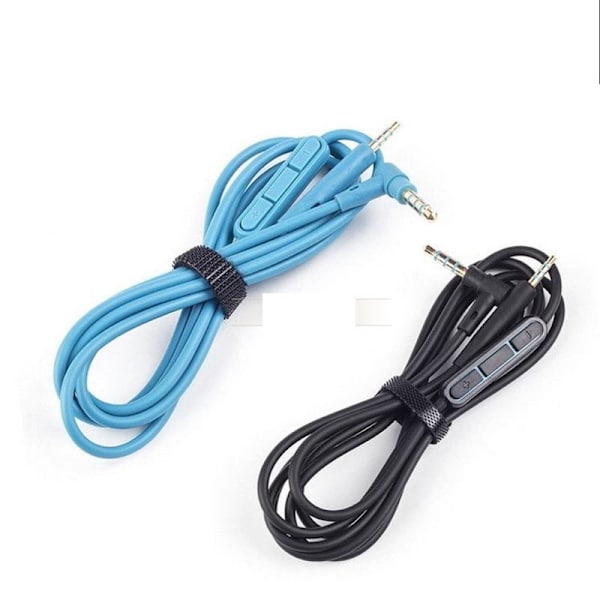 Ersättningsljudkabel med mikrofon för BOSE QuietComfort 25 QC25 Hörlurar Blue