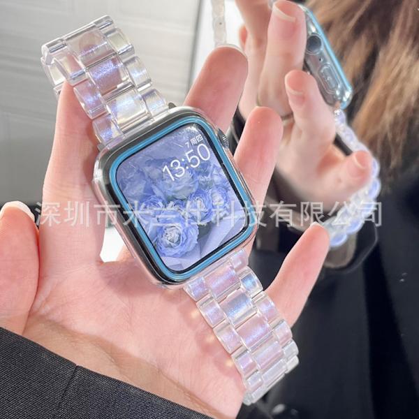 Kellon ranneke Apple Watch iWatch 38/40/41/42mm - S10 Merenneito Sininen