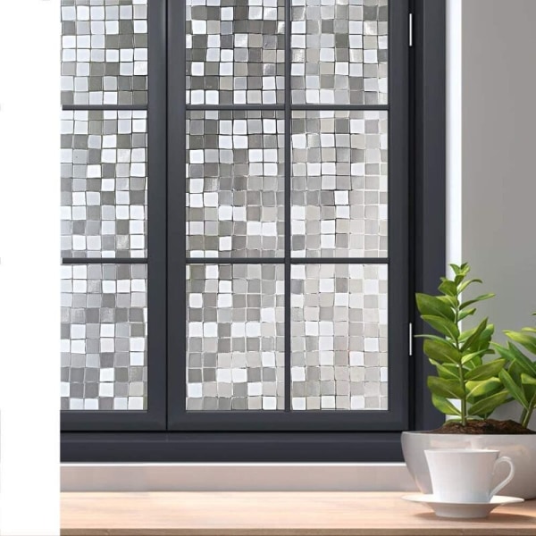 Vinduesklistermærker Glas Klistermærke Anti-kig Privatlivsfilm Den Nye PET Elektrostatisk Glas Patch Vinduesfilm Selvklæbende Frostet bricks 30 cm x 300 cm