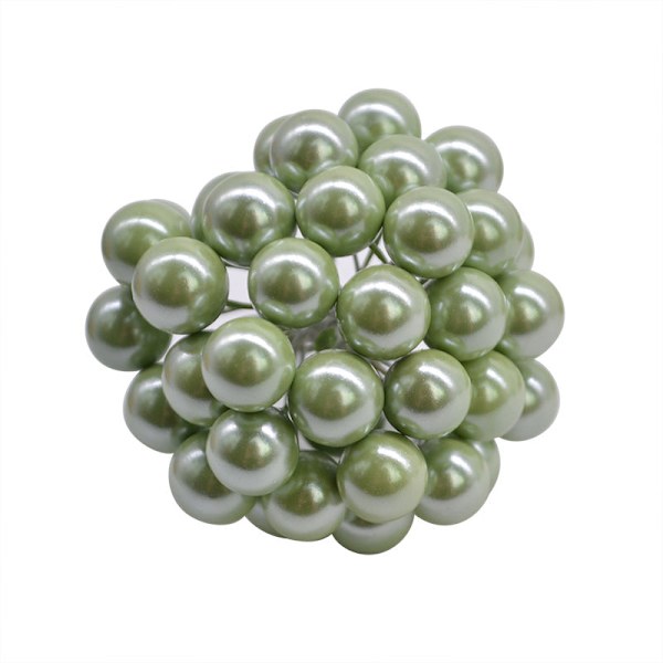 50 stk./lot Mini Kunstige Blomster Frukt Pollenbær Kirsebær Jul Plast Perlebær for Bryllup DIY Gaveeske Dekorerte Kranser F11