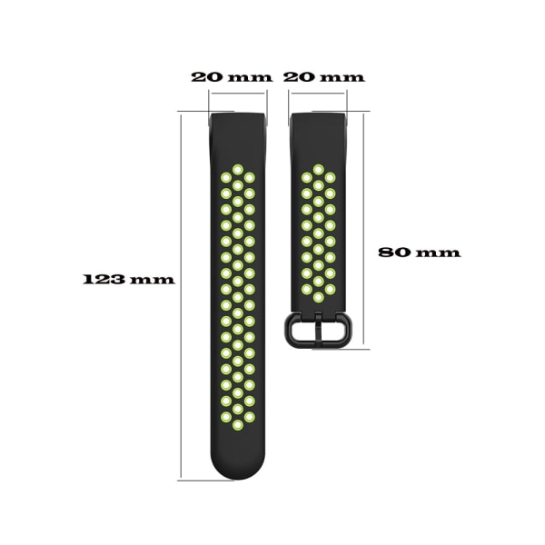 Ersättningssportrem för XiaoMi Mi Watch Lite Armband Silikon Andningsarmband för Mi Watch Lite Watch Strap Armband Dark Green and White