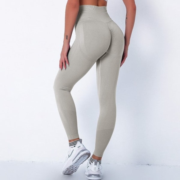Yoga Bukser Push Up Sport Leggings Gym Fitness Tights Træning Løbebukser C205409 S