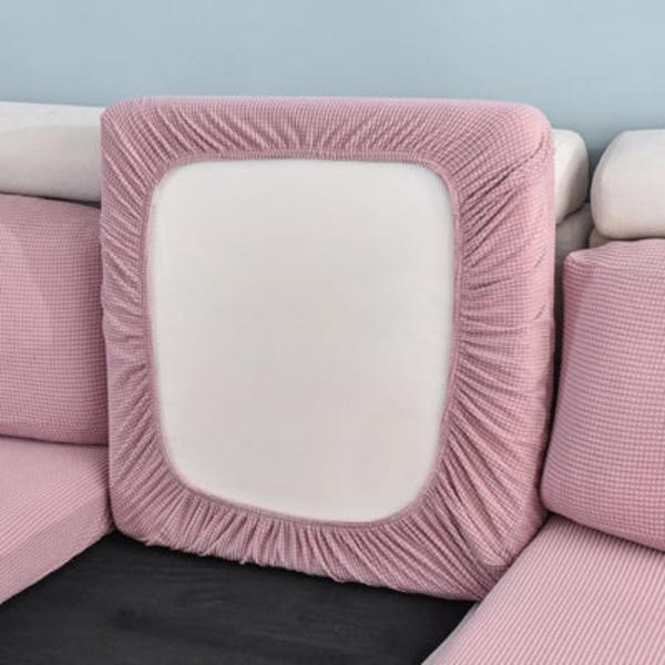 Sofa Pude Betræk Elastisk Boligindretning Ensfarvet Beskytter Sofa Betræk Personlighed Matchende Vaskbart Sofa Betræk Overtræk 14 XL