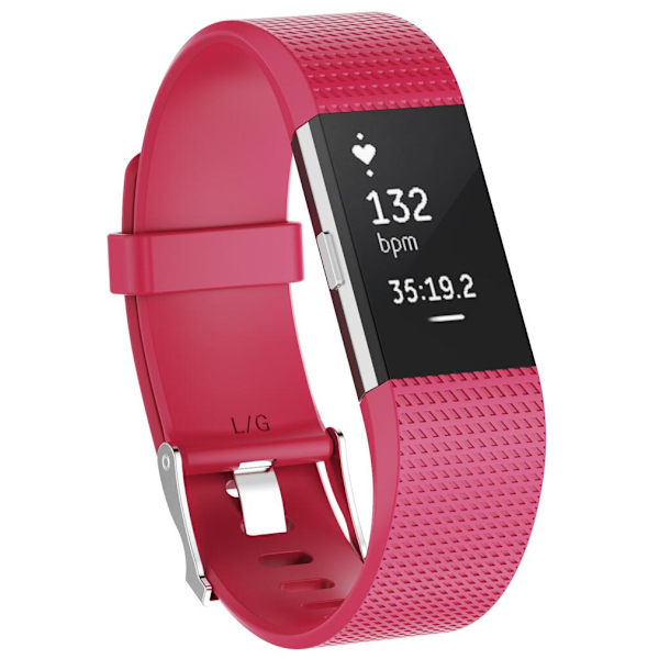 Armbånd Håndleddsrem Smart Klokkereim Myk Klokkereim Erstatning Smartklokkereim For Fitbit Charge 2 PURPLE L