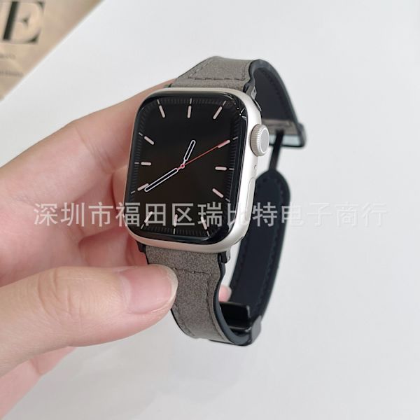 Urrem til Apple Watch iWatch 38/40/41/ 10. generation 42mm universal grå