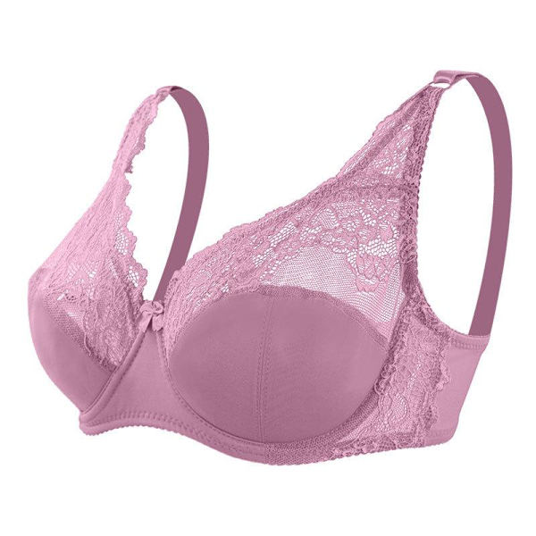 Ohut, hengittävä, seksikäs, isokokoinen kesärintaliivi säädettävä, teräskaarella, mukavat pitsialusvaatteet Rose 85C/D
