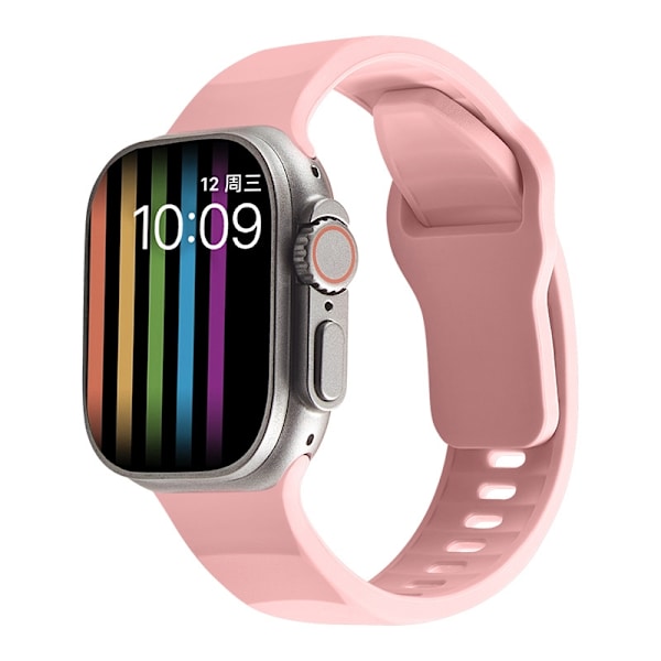 Klockarmband för Apple Watch iWatch 38-41 S10/42mm Rosa