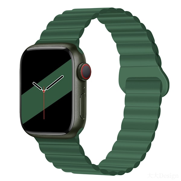 Klockarmband för Apple Watch iWatch för 38/40/41mm Armégrön
