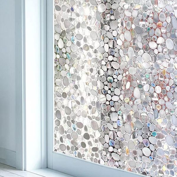 Ikkunatarra Lasitarra Näkösuoja Uusi PET Sähköstaattinen Lasipaikka Ikkunakalvo Itseliimautuva Himmeä window shade 60 cm x 100 cm