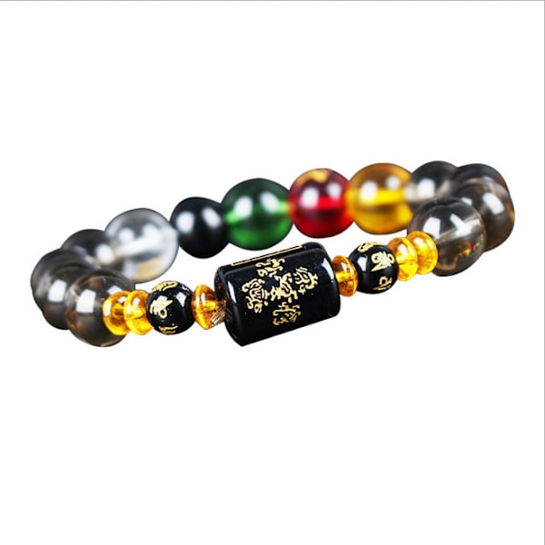 Fem Elementer Lykkebringende Perler Armbånd Mænd og Kvinder Par Fem Elementer Perler Armbånd Lykkebringende Five elements lucky bracelet (men's)