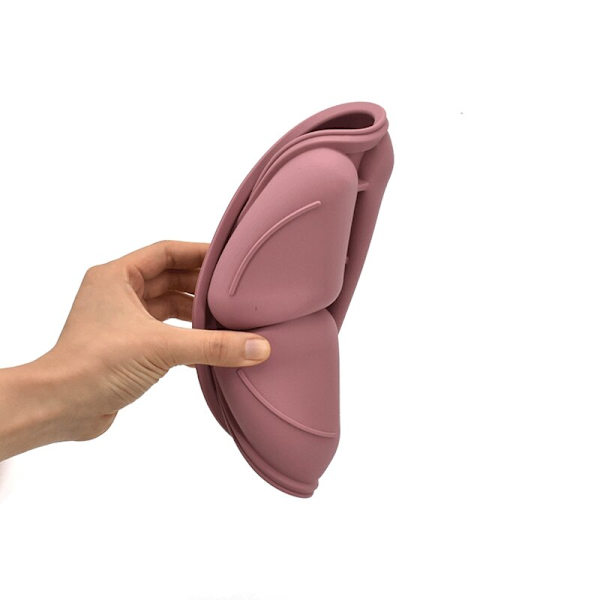 Baby Silikon Spisesett Solid Søt Smil Tegneserie Barn Servise Småbarn Trening Servise Barn Matingsskåler BPA FRI Khaki